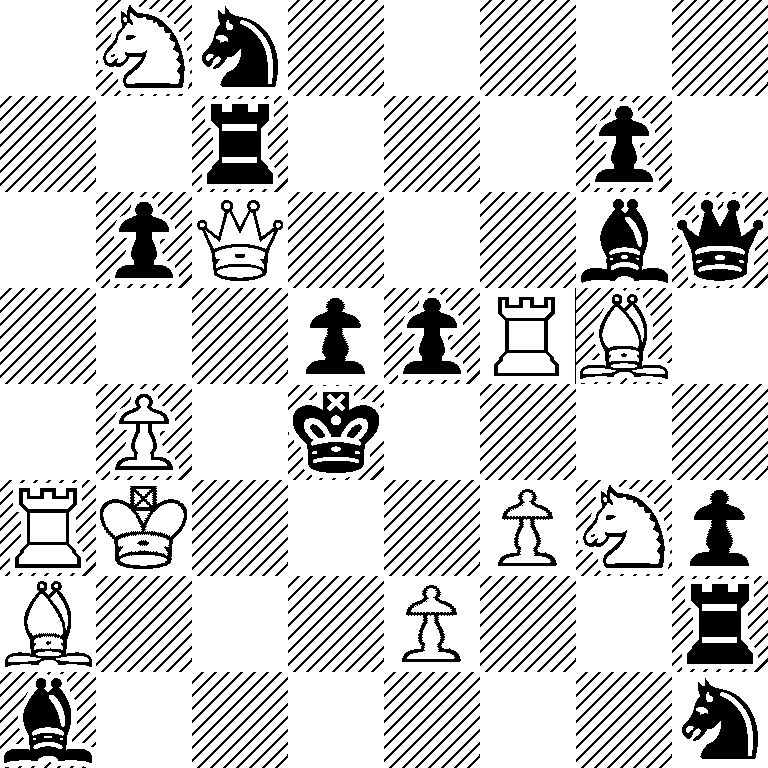 1Nn5/2r3p1/1pQ3bq/3ppRB1/1P1k4/RK3PNp/B3P2r/b6n