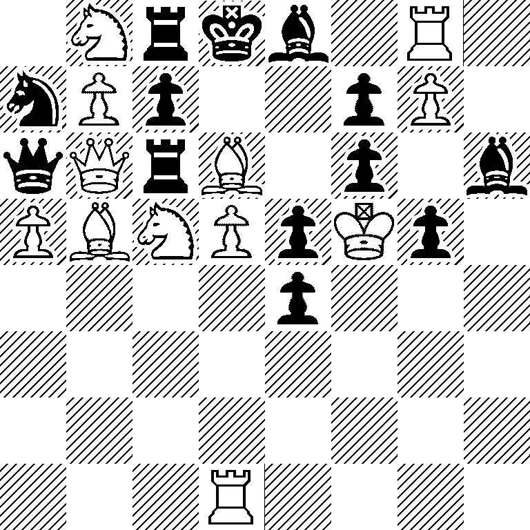 1Nrkb1R1/nPp2pP1/qQrB1p1b/PBNPpKp1/4p3/8/8/3R4