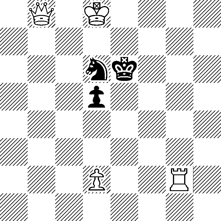 1Q1K4/8/3nk3/3p4/8/8/3P2R1/8