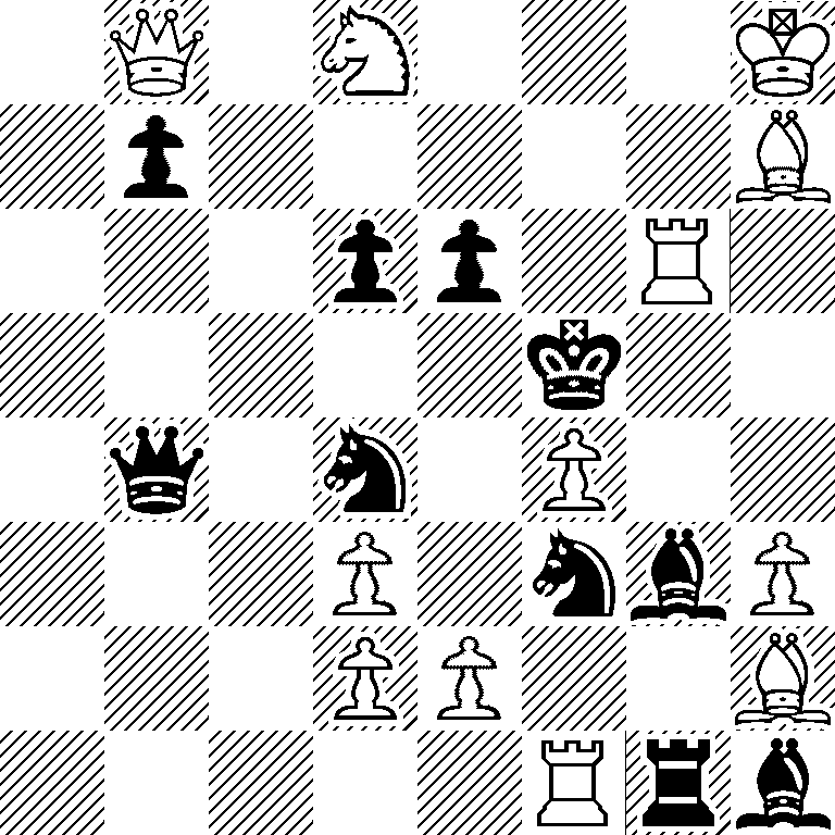 1Q1N3K/1p5B/3pp1R1/5k2/1q1n1P2/3P1nbP/3PP2B/5Rrb