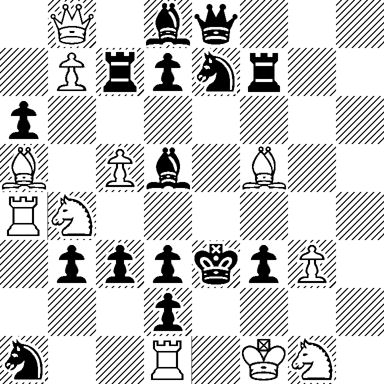 1Q1bq3/1Prpnr2/p7/B1Pb1B2/RN6/1pppkpP1/3p4/n2R1KN1