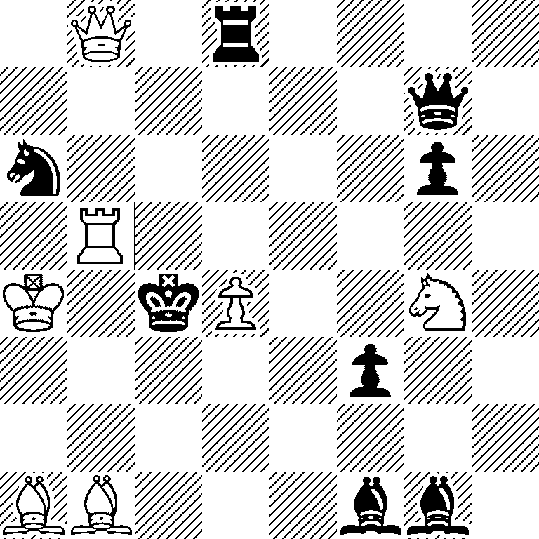 1Q1r4/6q1/n5p1/1R6/K1kP2N1/5p2/8/BB3bb1