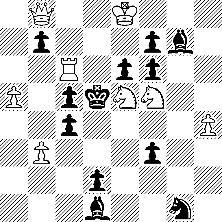 1Q2K3/1p3pb1/2R1pp2/P1pkNN2/2p4P/1P3p2/3p4/3b2n1