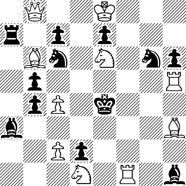1Q2K3/r1p1p3/1Bn1N1np/1p5R/1pP1k3/b6B/2Pp4/3N1R1b