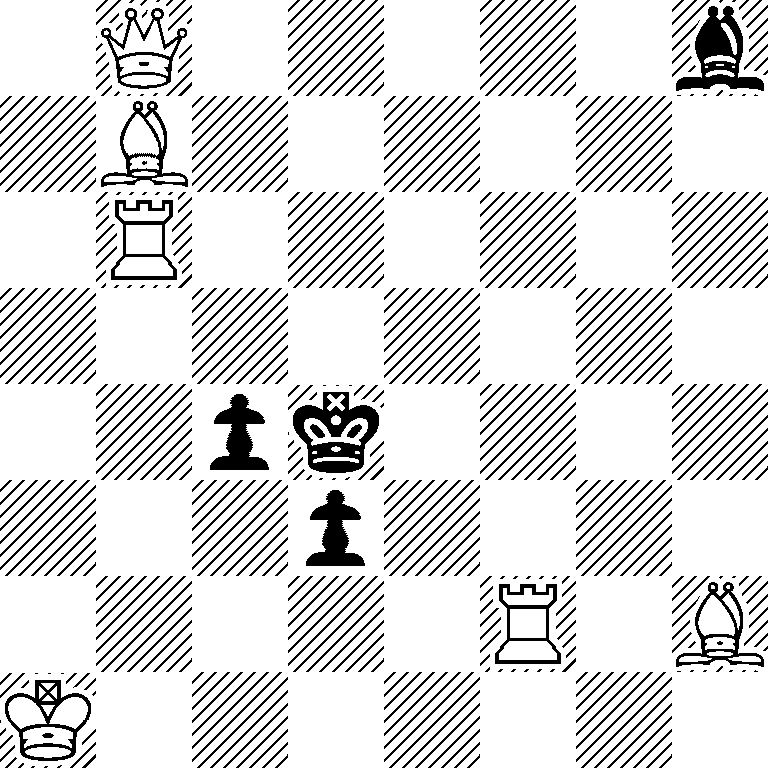 1Q5b/1B6/1R6/8/2pk4/3p4/5R1B/K7