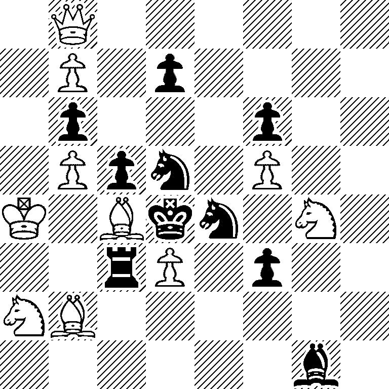 1Q6/1P1p4/1p3p2/1Ppn1P2/K1Bkn1N1/2rP1p2/NB6/6b1