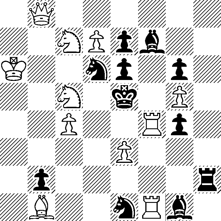 1Q6/2NPpb2/K2np1p1/2N1k1P1/2P2Rp1/4P3/1p5r/1B2nRb1