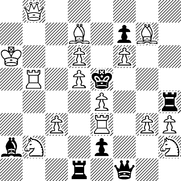 1Q6/3B1pB1/K2P1P2/1R1Pk3/4P2r/2P1R1PP/bN2p2N/3r1q2