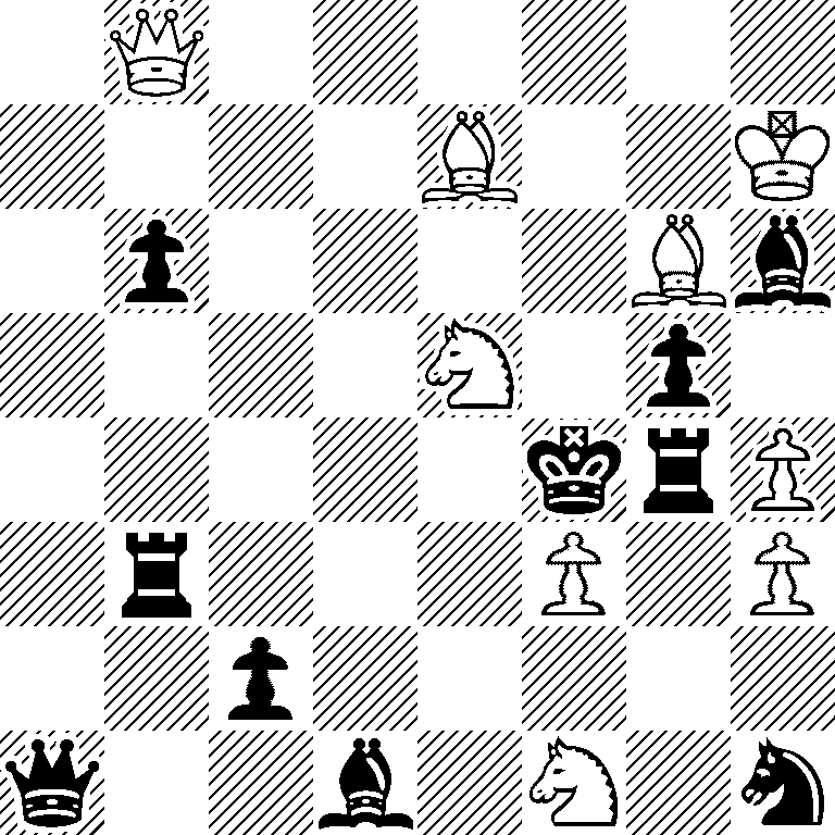 1Q6/4B2K/1p4Bb/4N1p1/5krP/1r3P1P/2p5/q2b1N1n