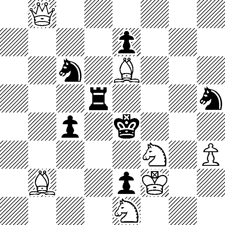 1Q6/4p3/2n1B3/3r3n/2p1k3/5N1P/1B2pK2/4N3