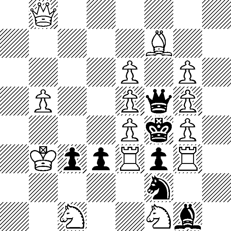 1Q6/5B2/4P1P1/1P2PqP1/4PkP1/1KppRpR1/5n2/2N2Nb1