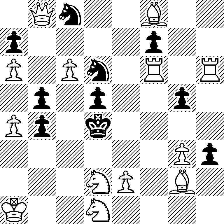 1Qn2B2/p4p2/P1Pn1R1R/1p1p2p1/Pp1k4/6Pp/3NP1B1/K2N4