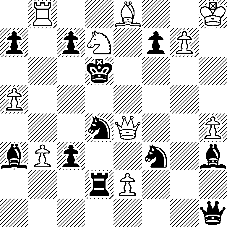 1R2B2K/p1pN1pP1/3k4/P7/3nQ2P/bPp2n1b/3rP3/7q