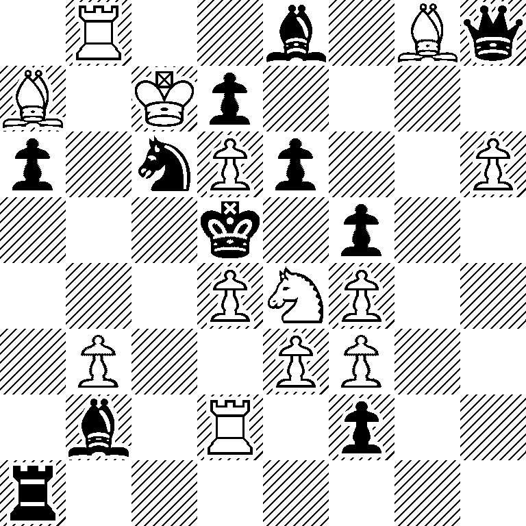 1R2b1Bq/B1Kp4/p1nPp2P/3k1p2/3PNP2/1P2PP2/1b1R1p2/r7