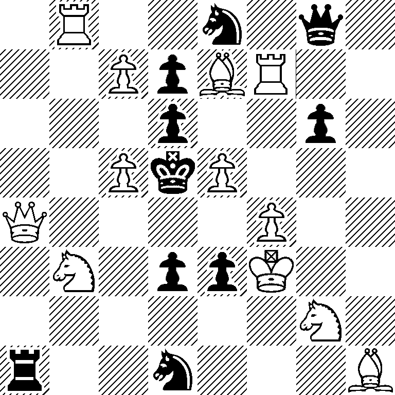 1R2n1q1/2PpBR2/3p2p1/2PkP3/Q4P2/1N1ppK2/6N1/r2n3B