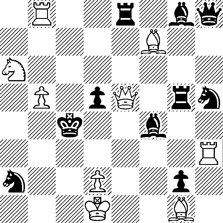1R2r1bq/5B2/N7/1P1pQ1rn/2k2b2/7R/n2P2p1/3K2B1