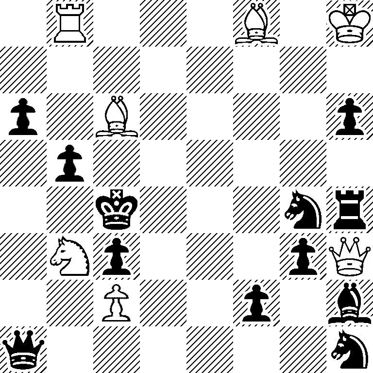 1R3B1K/8/p1B4p/1p6/2k3nr/1Np3pQ/2P2p1b/q6n