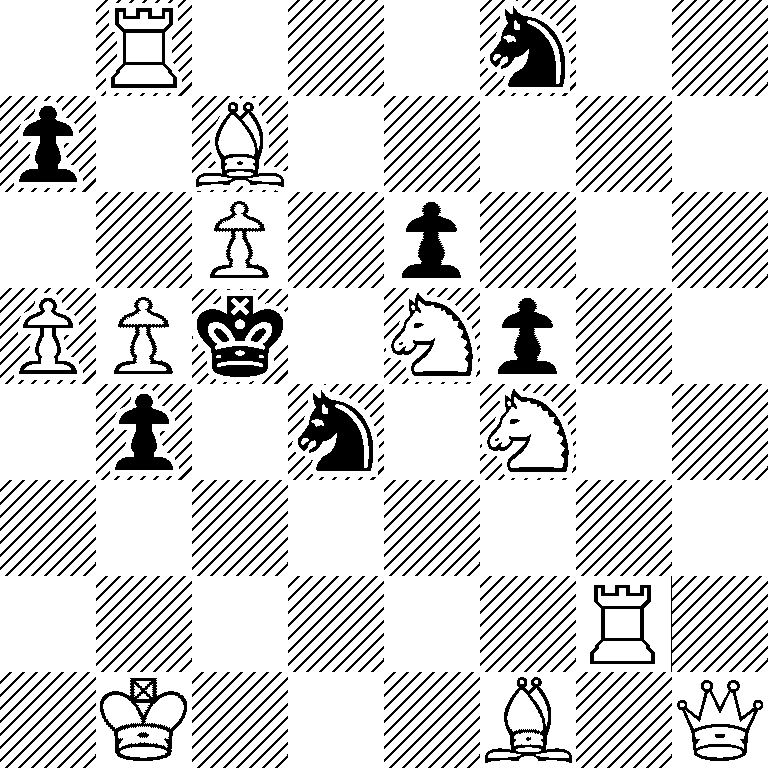 1R3n2/p1B5/2P1p3/PPk1Np2/1p1n1N2/8/6R1/1K3B1Q