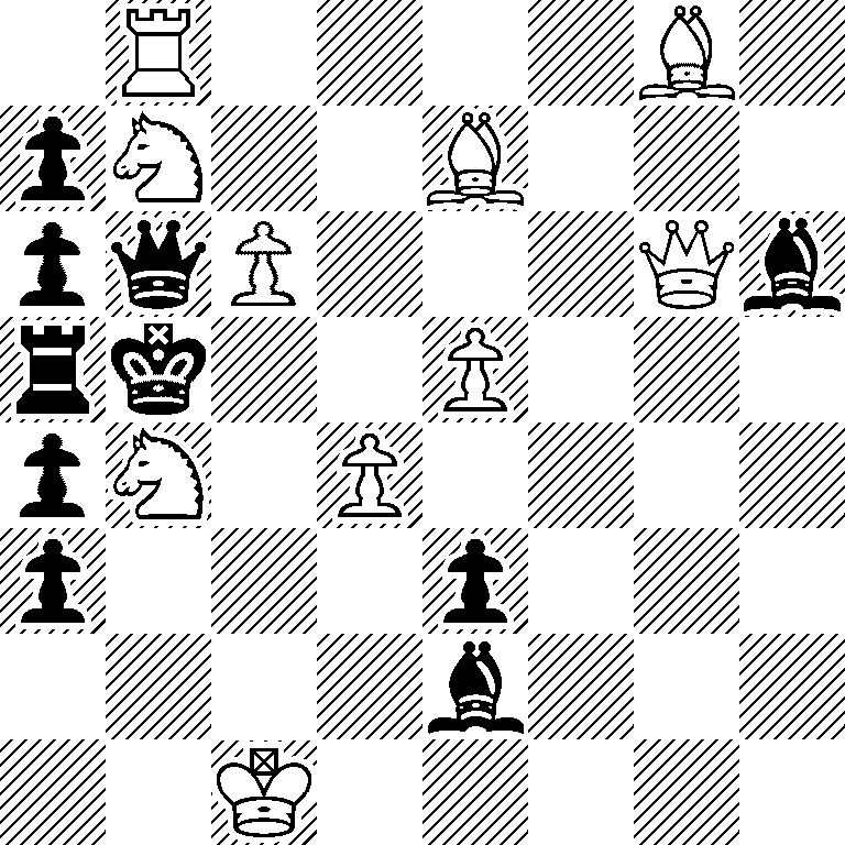1R4B1/pN2B3/pqP3Qb/rk2P3/pN1P4/p3p3/4b3/2K5