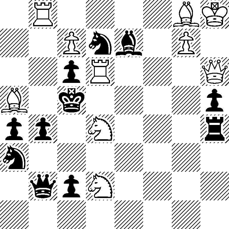 1R4BK/2Pnb1P1/2pR3Q/B1k4p/pp1N3r/n7/1qpN4/8