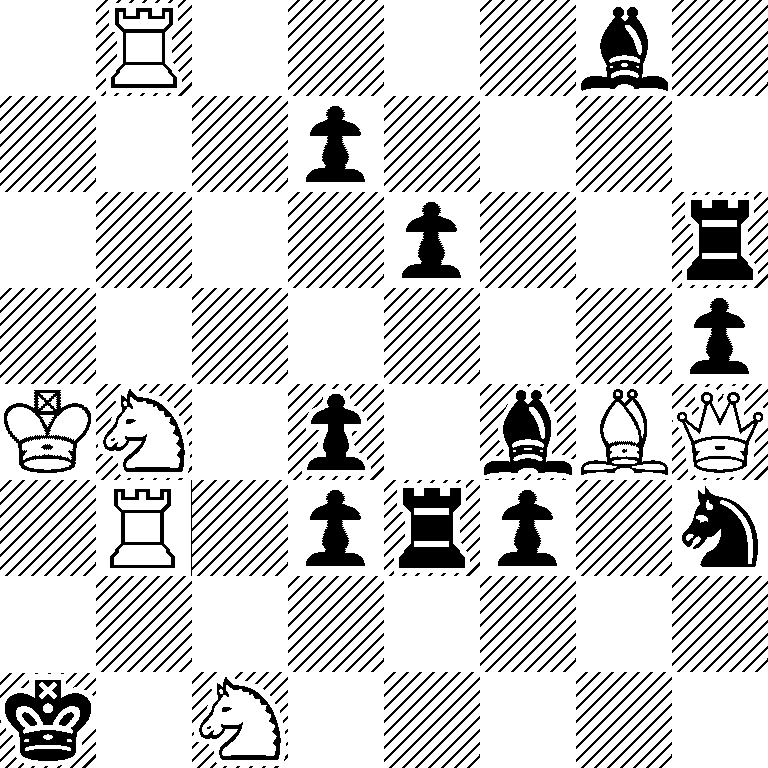 1R4b1/3p4/4p2r/7p/KN1p1bBQ/1R1prp1n/8/k1N5