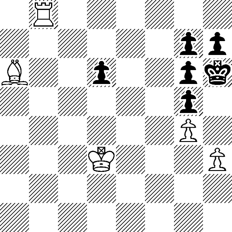 1R6/6pp/B2p2pk/6p1/6P1/3K3P/8/8