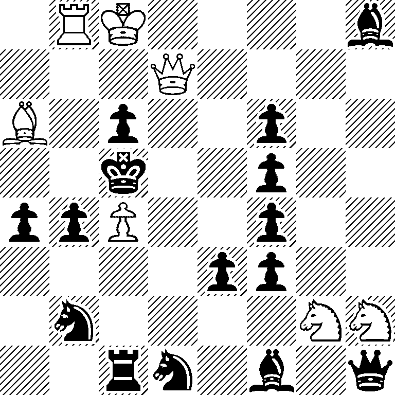 1RK4b/3Q4/B1p2p2/2k2p2/ppP2p2/4pp2/1n4NN/2rn1b1q
