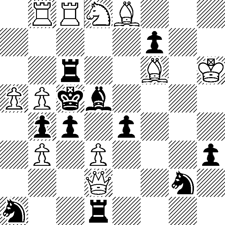 1RRNB3/5p2/2r2B1K/PPkb4/1pp1p3/1P1P3p/3Q2n1/n2r4