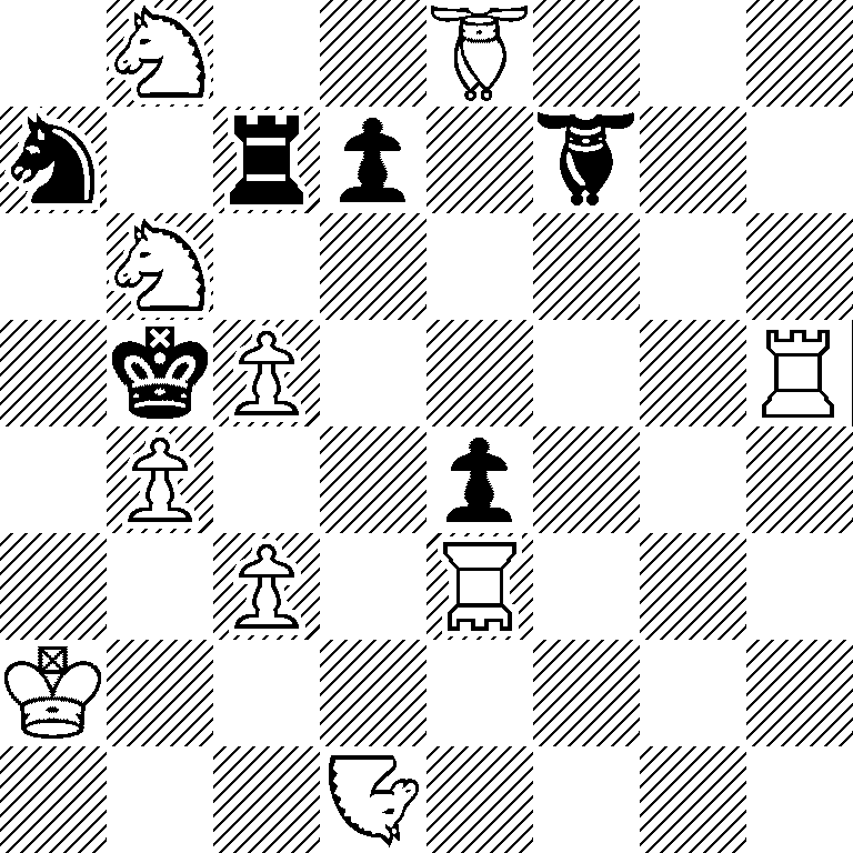 1S2*2B3/s1rp1*2b2/1S6/1kP4R/1P2p3/2P1*2R3/K7/3*2S4