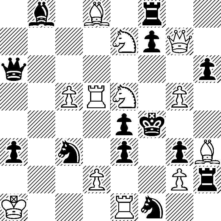 1b1B1r2/4NpQ1/q6p/2PRN1P1/4pk2/p1n1p1pB/3P2Pr/K3Rn2