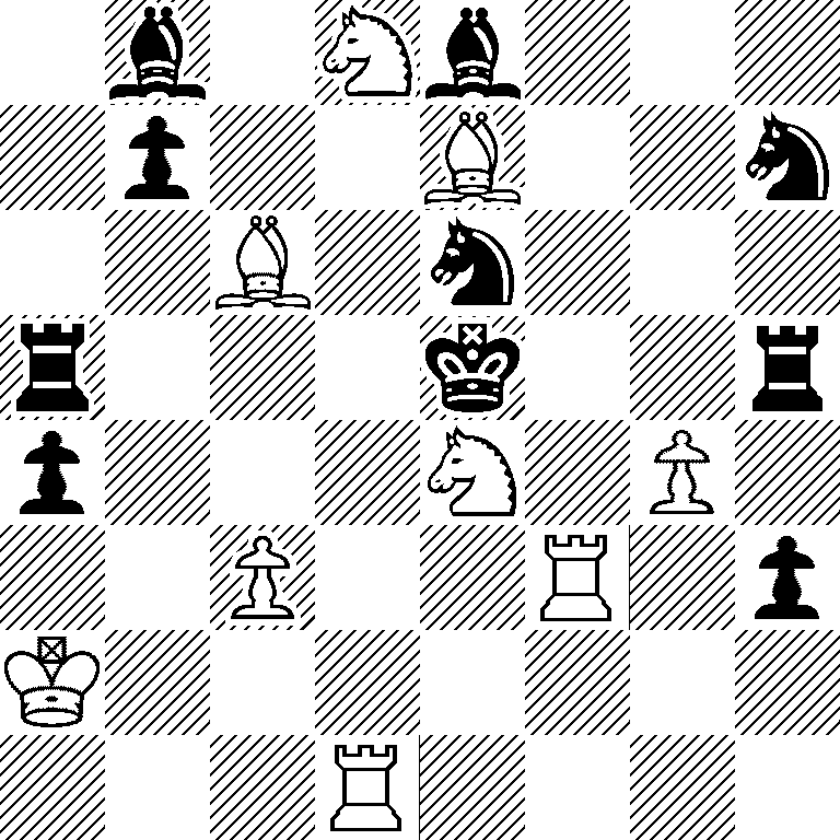 1b1Nb3/1p2B2n/2B1n3/r3k2r/p3N1P1/2P2R1p/K7/3R4