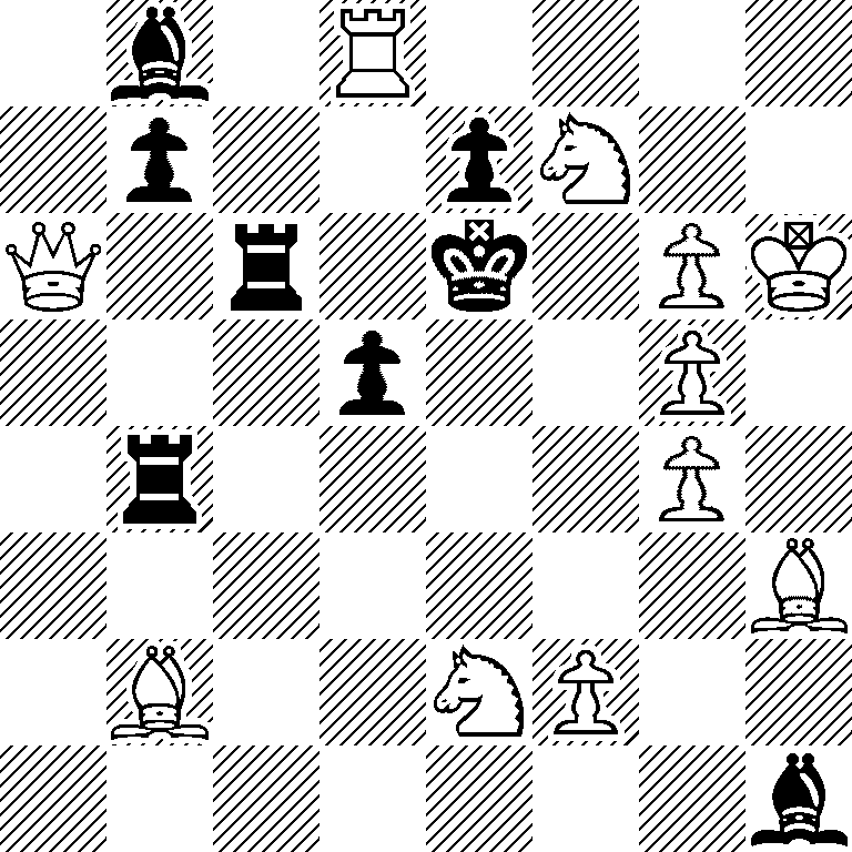 1b1R4/1p2pN2/Q1r1k1PK/3p2P1/1r4P1/7B/1B2NP2/7b