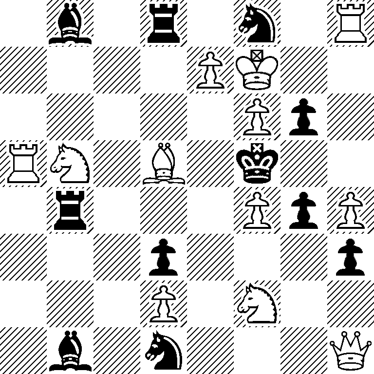 1b1r1n1R/4PK2/5Pp1/RN1B1k2/1r3PpP/3p3p/3P1N2/1b1n3Q