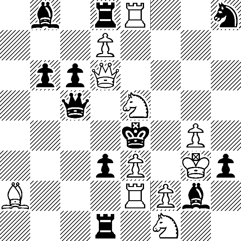 1b1rR2n/3P4/1ppQ4/2q1N3/4k1P1/3pP1Kp/B3RPb1/3r1N2