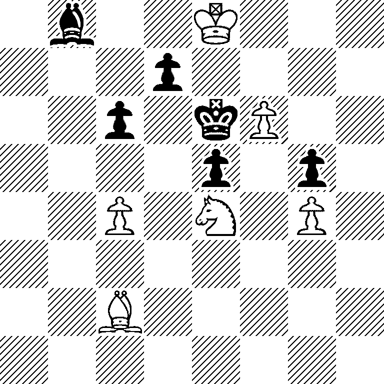 1b2K3/3p4/2p1kP2/4p1p1/2P1N1P1/8/2B5/8