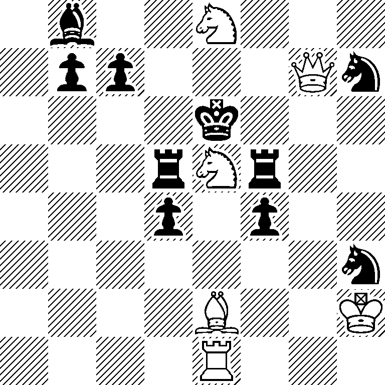 1b2N3/1pp3Qn/4k3/3rNr2/3p1p2/7n/4B2K/4R3