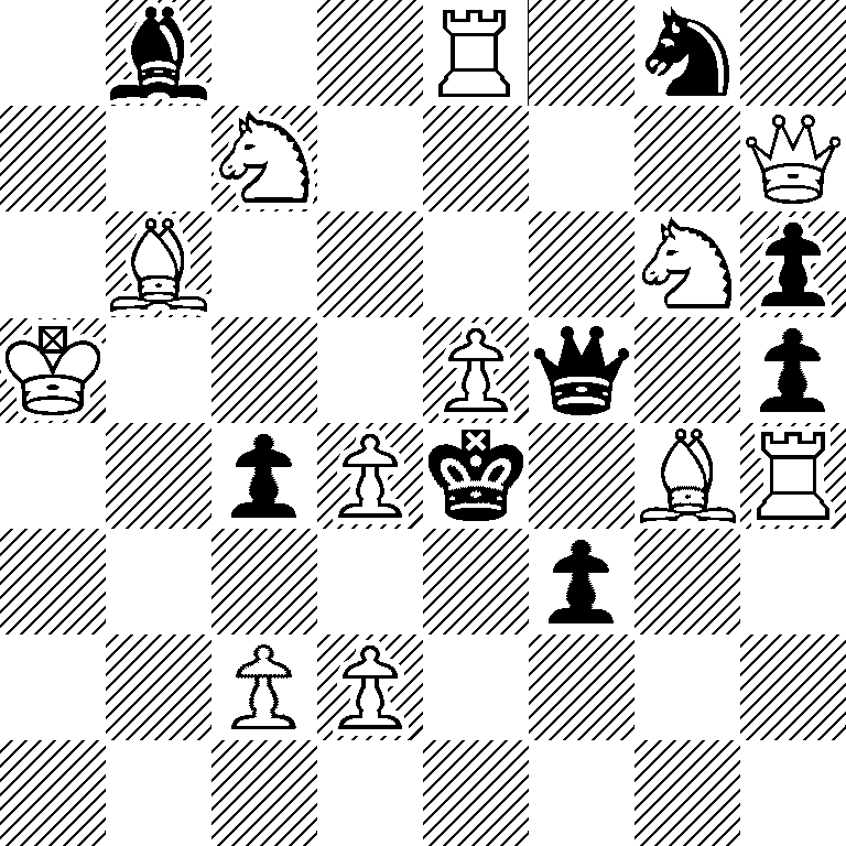 1b2R1n1/2N4Q/1B4Np/K3Pq1p/2pPk1BR/5p2/2PP4/8