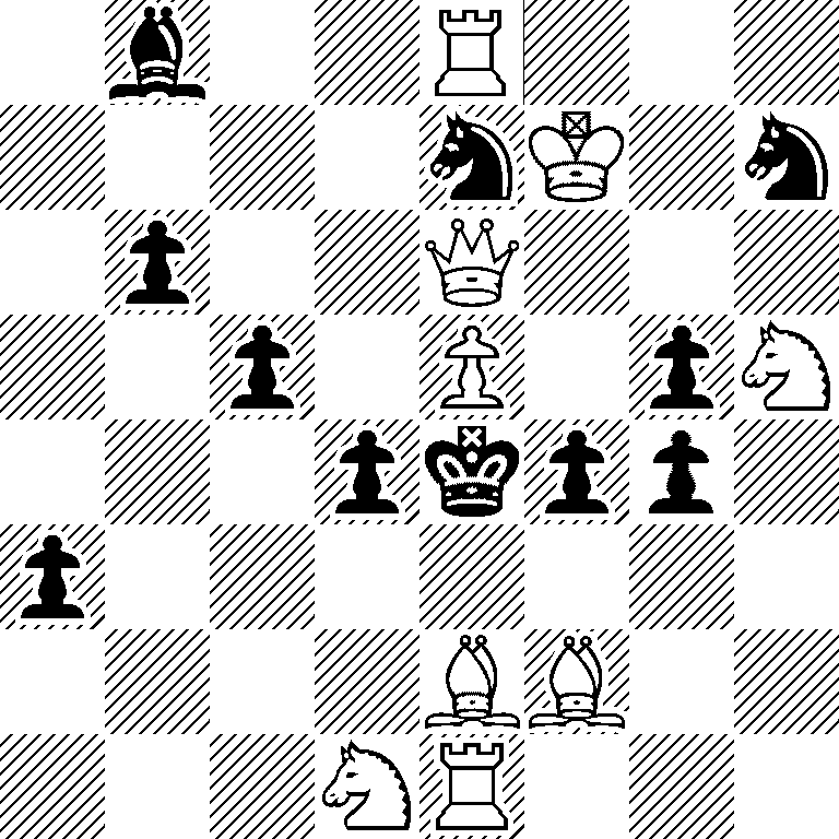 1b2R3/4nK1n/1p2Q3/2p1P1pN/3pkpp1/p7/4BB2/3NR3