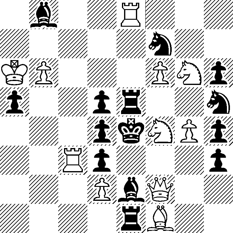 1b2R3/5n2/KP3PNp/p2pr2n/3pkNPp/2Rp3p/3PbQ2/4rB2