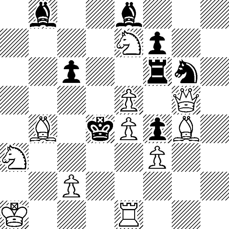 1b2b3/4Np2/2p2rn1/4P1Q1/1B1kPpB1/N4P2/2P5/K3R3
