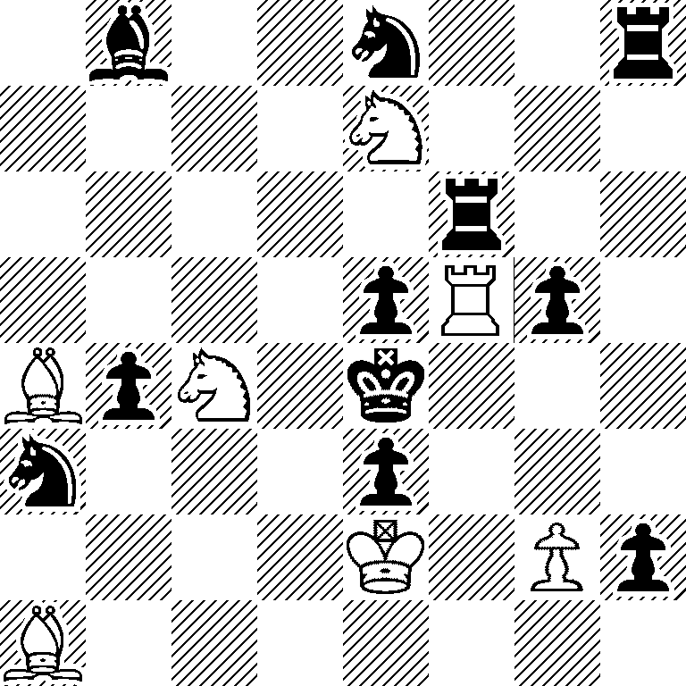 1b2n2r/4N3/5r2/4pRp1/BpN1k3/n3p3/4K1Pp/B7