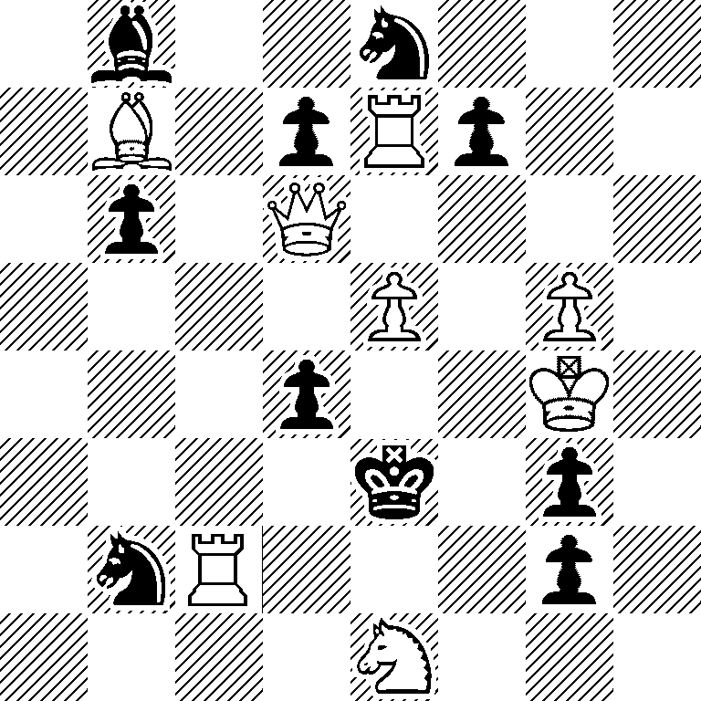 1b2n3/1B1pRp2/1p1Q4/4P1P1/3p2K1/4k1p1/1nR3p1/4N3