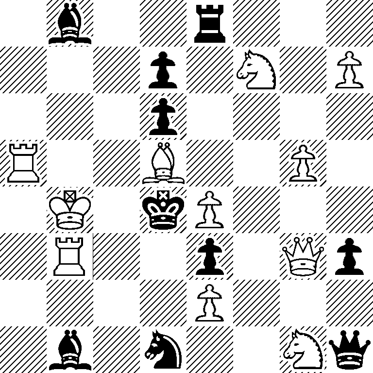 1b2r3/3p1N1P/3p4/R2B2P1/1K1kP3/1R2p1Qp/4P3/1b1n2Nq