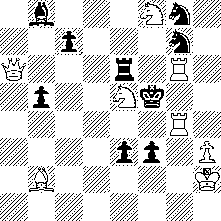 1b3Nn1/2p3n1/Q3r1R1/1p2Nk2/6R1/4pp1P/1B5K/8