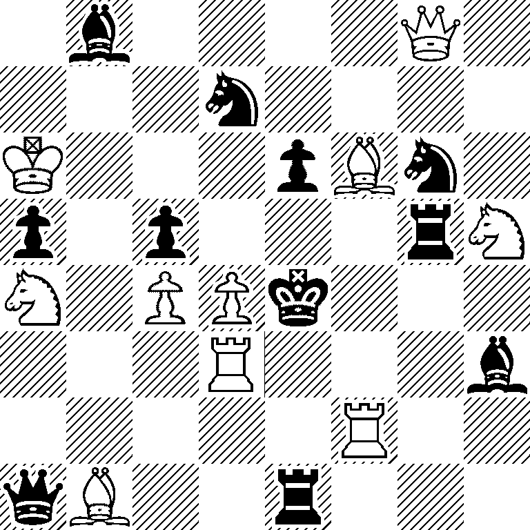 1b4Q1/3n4/K3pBn1/p1p3rN/N1PPk3/3R3b/5R2/qB2r3