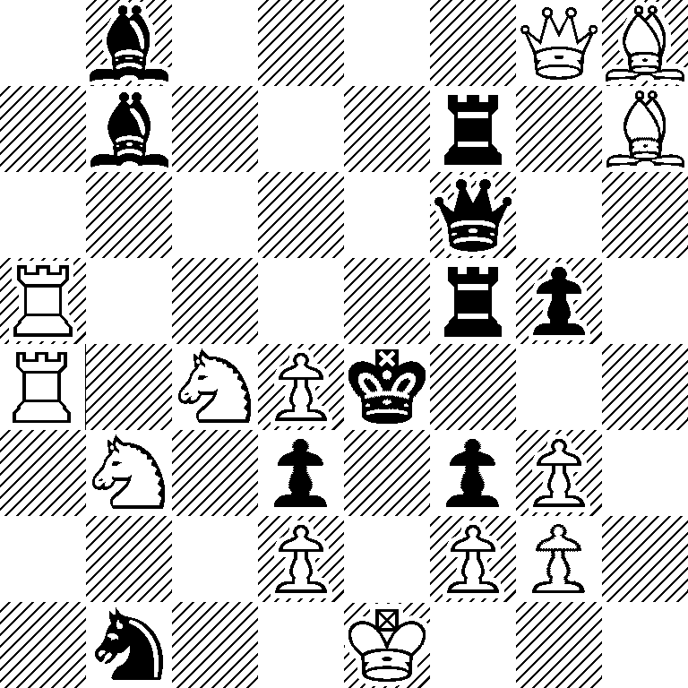 1b4QB/1b3r1B/5q2/R4rp1/R1NPk3/1N1p1pP1/3P1PP1/1n2K3