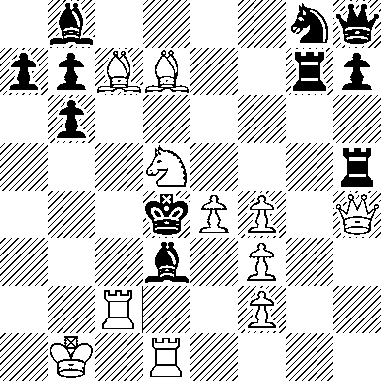 1b4nq/ppBB2rp/1p6/3N3r/3kPP1Q/3b1P2/2R2P2/1K1R4