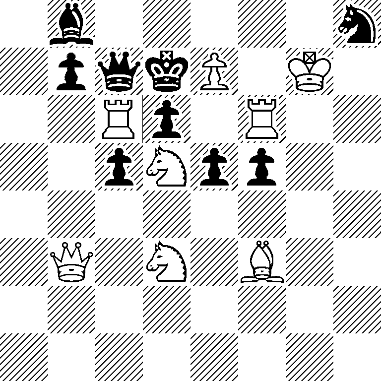 1b5n/1pqkP1K1/2Rp1R2/2pNpp2/8/1Q1N1B2/8/8