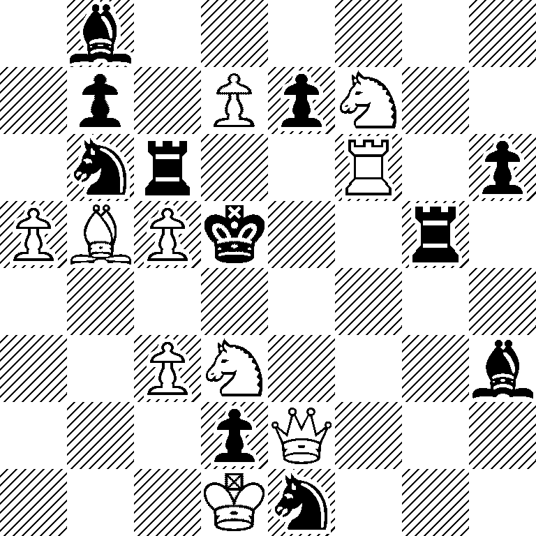 1b6/1p1PpN2/1nr2R1p/PBPk2r1/8/2PN3b/3pQ3/3Kn3