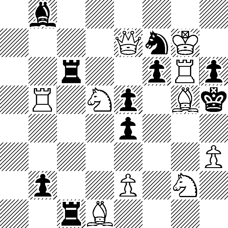 1b6/4QnK1/2r2pRp/1R1Np1Bk/4p3/7P/1p2P1N1/2rB4
